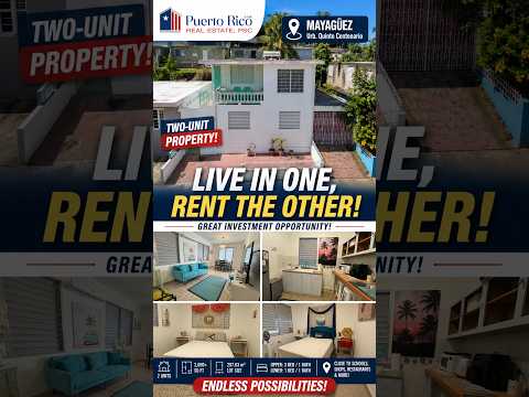 Two-Unit Property in Mayagüez Puerto Rico 🏠🇵🇷
