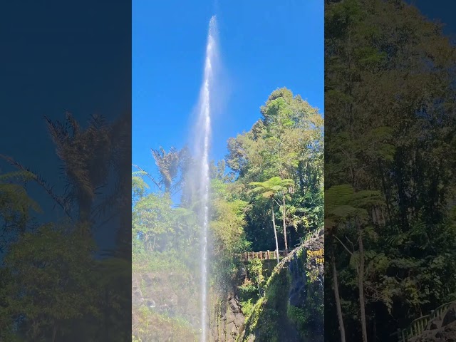 Pelangi Indah di Objek Wisata Baturraden