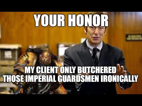 The Trial of the Marines Malevolent | Warhammer 40k meme dub