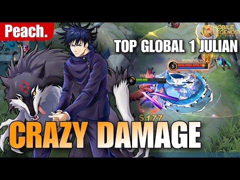 Crazy Damage Julian - Top Global 1 Julian by Peach. - Mobile Legends - Mage Gameplay