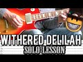 Slash - Withered Delilah SOLO Guitar Lesson ...