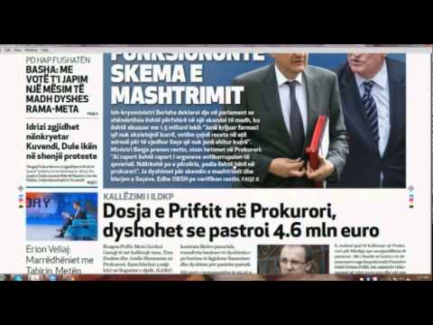 Pasqyra e shtypit të ditës- Ditë e Re- 22.05.15- Ora News