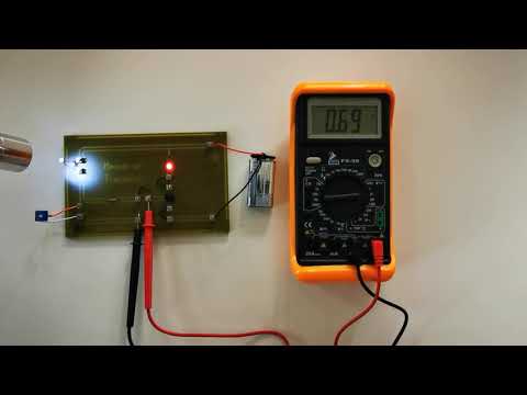 Transistorschaltung mit einem LDR (Hellschaltung)