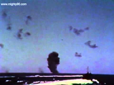 USS ASTORIA CL-90 Shoots Down Japanese Bomber on 21 March 1945