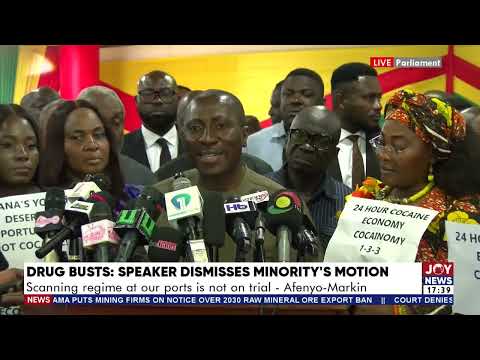 Drug Busts: Speaker dismisses Minority motion for bi-partisan parliamentary probe
