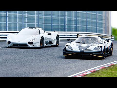 Koenigsegg One:1 GT vs SSC Tuatara at Nordschleife