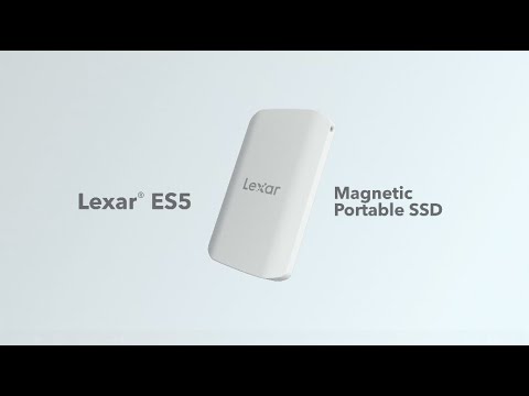 Lexar® ES5 Magnetic Portable SSD