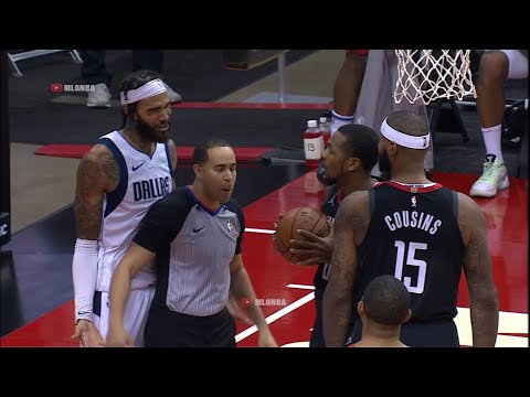 DeMarcus Cousins vs Willie Cauley Stein then Boogie gets ejected with two technical fouls in 3 min