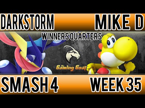 Geneva Smash 35 - Dark Storm (Greninja) Vs. Mike D (Yoshi) Smash 4 Winners Quarters - Smash Wii U
