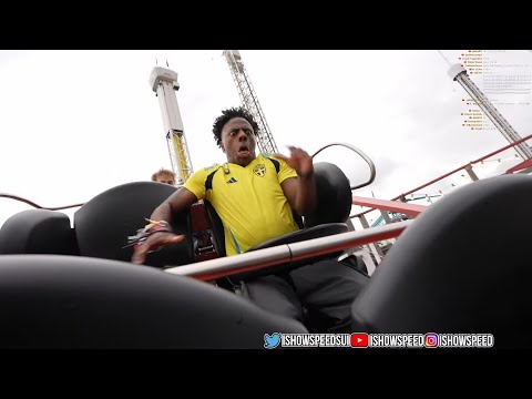 iShowSpeed Rides Roller Coaster 💀 (Passes OUT)