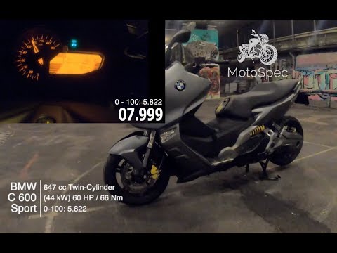 Thumbnail for BMW C 600 SPORT | AKRAPOVIC 0 - 180 TOP SPEED ACCELERATION ACELERACIÓN DATA by MotoSpec by Motorcycle, Video c, Ghia, BMW, Video ca, video, Video car, WiLL, Car, vide