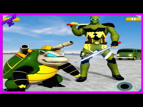 Flying Turtle Robot Car Transforming Robot Games Android gameplay