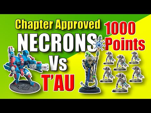 Necron Awakened Dynasty - Warhammer 40k 1000 Point Battle Report