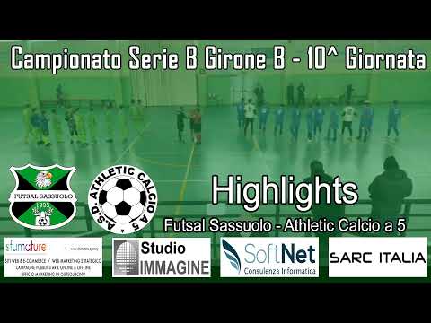 Highlights Serie B: Futsal Sassuolo - Athletic Calcio a 5 [G10]