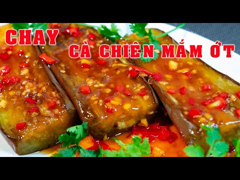 món chay - CÀ CHIÊN MẮM ỚT - đơn giản dễ làm nhất.