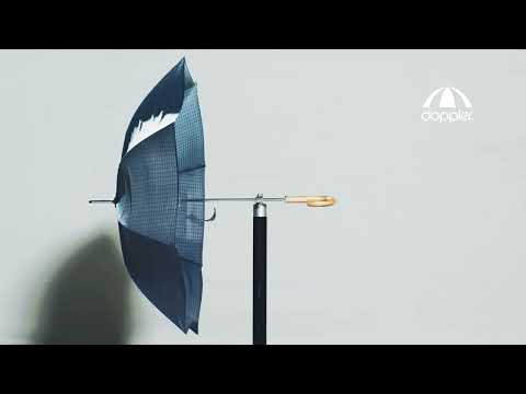 doppler Regenschirm | Stockholm Automatik | Windtunnel Test - 100 km/h (2021)