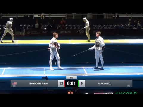 2019 137 T64 01 M F Individual Tokyo JPN WC BLUE IMBODEN USA vs GIACON NED