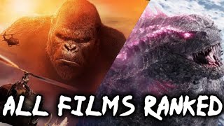 All 5 MonsterVerse Films Ranked! (w/ Godzilla x Kong)