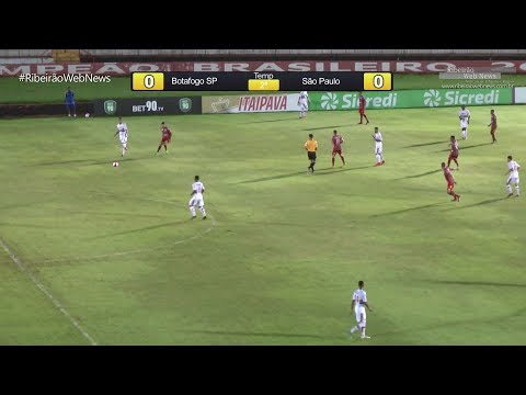 Melhores Momentos - Jogo - BotafogoSP X São Paulo - Ribeirão Web News na Copinha Futebol 4K UHD