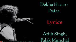 Download lagu Dekha Hazaro Dafaa full songs|Arijit Singh, Palak Muchhal|Lyrics|Rustom| Gupta music mp3 Download lagu Dekha Hazaro Dafaa full songs|Arijit Singh, Palak Muchhal|Lyrics|Rustom| Gupta music mp3