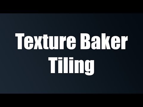 Texture Baker Tiling