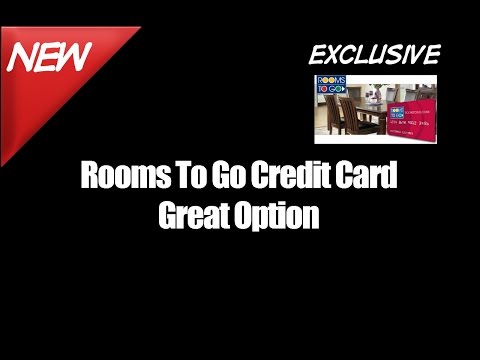 Rooms To Go Credit Card Great Option