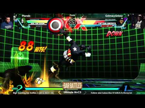 Bar Battles #3   UMvC3 Pool B   Plurals VS GrimeyGrizzy