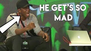 KSI Roasts Me At Upload Event Panel (KSI And Joe Weller Fight On Stage)