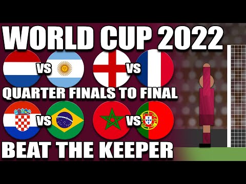WORLD CUP 2022 QUARTER FINALS TO FINAL - Beat The Keeper