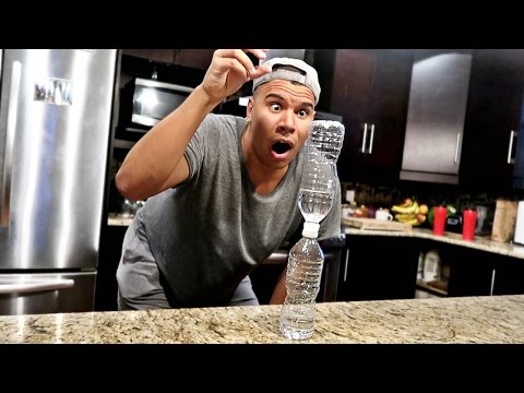 IMPOSSIBLE WATER BOTTLE FLIP TRICK SHOTS!!