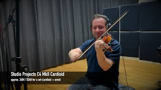 Video thumbnail for SE ELECTRONICS SE8 vs RODE NT5 vs OKTAVA MK012 vs STUDIO PROJECTS C4 - Violin Mic Shoot Out by AE PRODUCED BY EQUIANO
