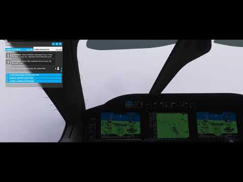 TBM 930 - Zero-Vis Nighttime ILS Landing at KHEF during a Storm