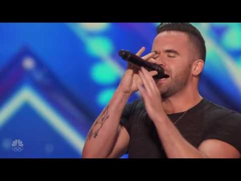 Brian Justin Crum sings Queen's Somebody to Love   Week 5   America's Got Talent 2016 Full Auditions