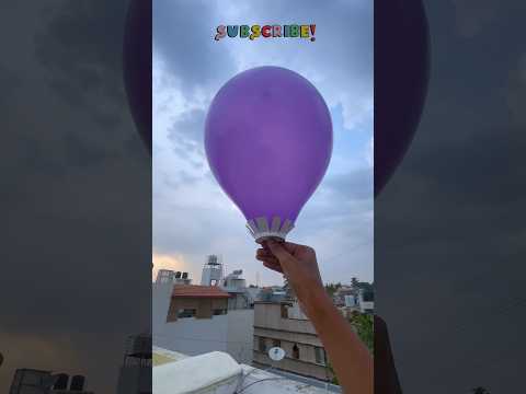 DIY Hot Air Balloon 🪂✨ Make A Parachute With Balloon | Art beats