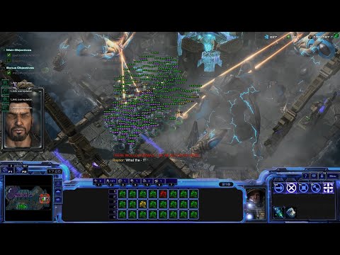 StarCraft 2 Real Scale WoL Mission 5 - Smash and Grab
