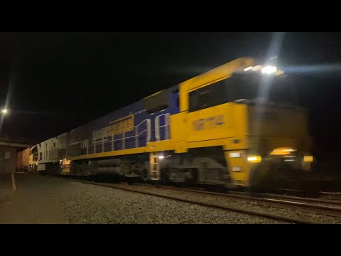 Up 2PM6 Pacific National intermodal with NR114 and NR59 at Gheringhap headed for Melbourne 15/5/2025