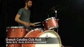 Video thumbnail for Gretsch Catalina Club Rock Set by The Drum Shop - Portland, Maine