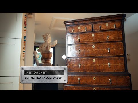 18th Century English George I Oak Chest on Chest - Salvage Hunters 1709