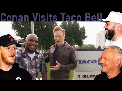 Conan Visits Taco Bell REACTION!! | OFFICE BLOKES REACT!!