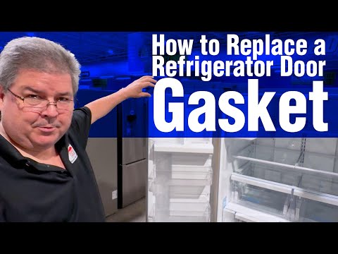 How to replace a Refrigerator Door seal/Gasket