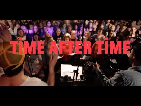 Choir! Choir! Choir! sings Cyndi Lauper "Time After Time"