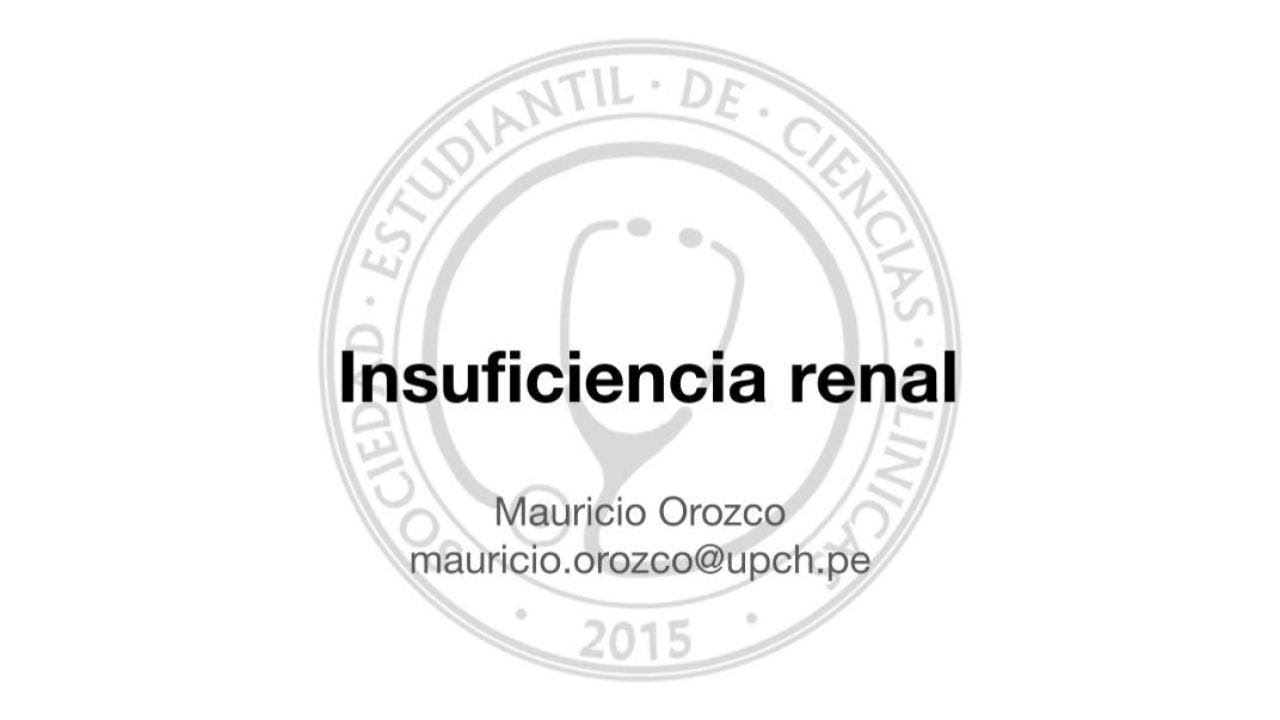 Insuficiencia renal- Casos Clínicos