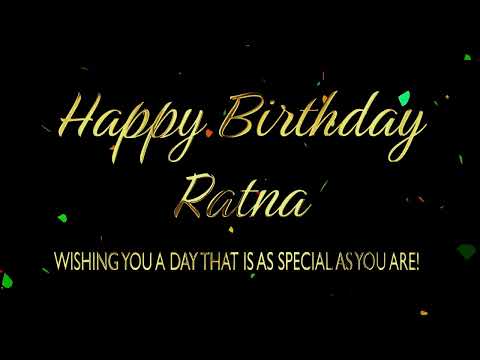 Happy Birthday Ratna