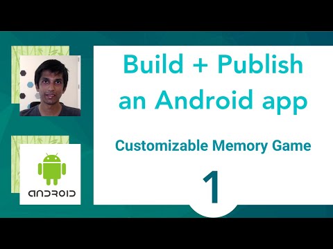 Create Main UI with ConstraintLayout: Publish an App In 4.5 Hours - Android Memory Game #1 - YouTube
