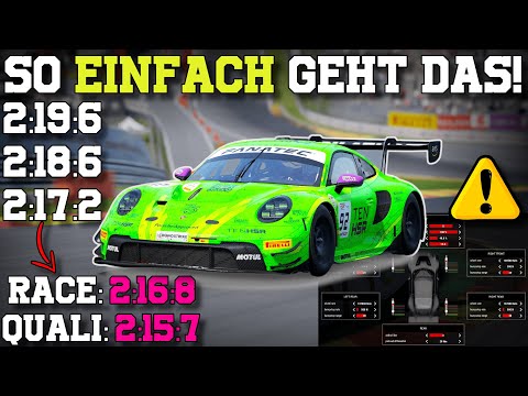 LIVE Setup GUIDE auf SPA - Step by Step Anleitung für den Porsche 992 GT3R - ACC Tutorial