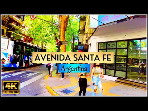 Walking Tour of Buenos Aires - AVENIDA SANTA FE - Palermo - Travel Argentina