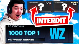 😱J'UTILISE CETTE CLASSE "INTERDITE" pour le 1000 EME TOP 1 sur WARZONE !! (bouclier para)