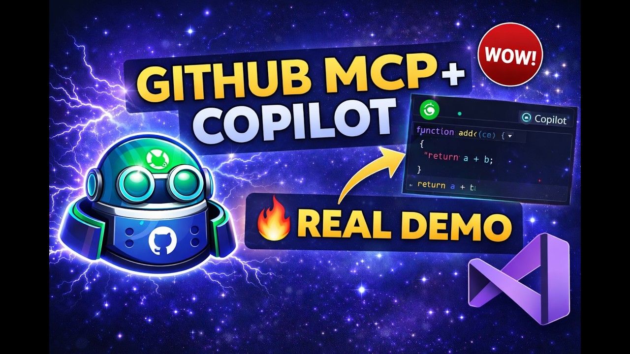 How to Use GitHub MCP with Copilot in Your Project (Real Demo) 🚀