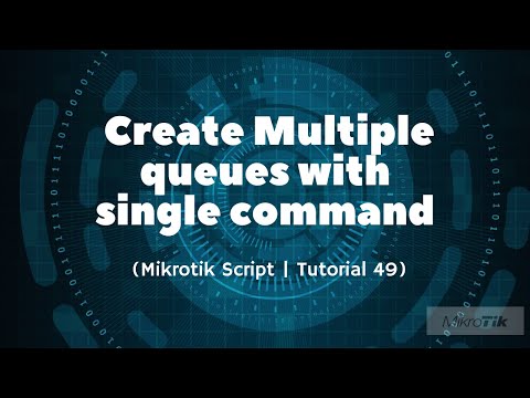 Mikrotik Tutorial 49: Create Multiple Queues with One Single Command | Mikrotik Script