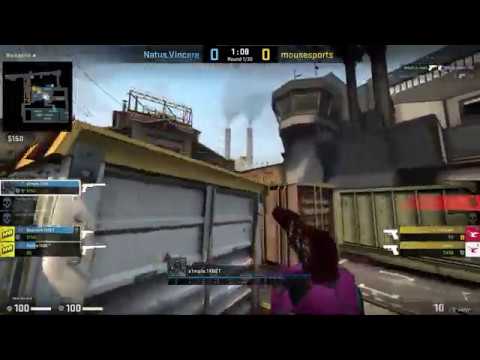 CS:GO POV Demo Na'Vi S1mple (30/13) vs Mousesports (de_train)